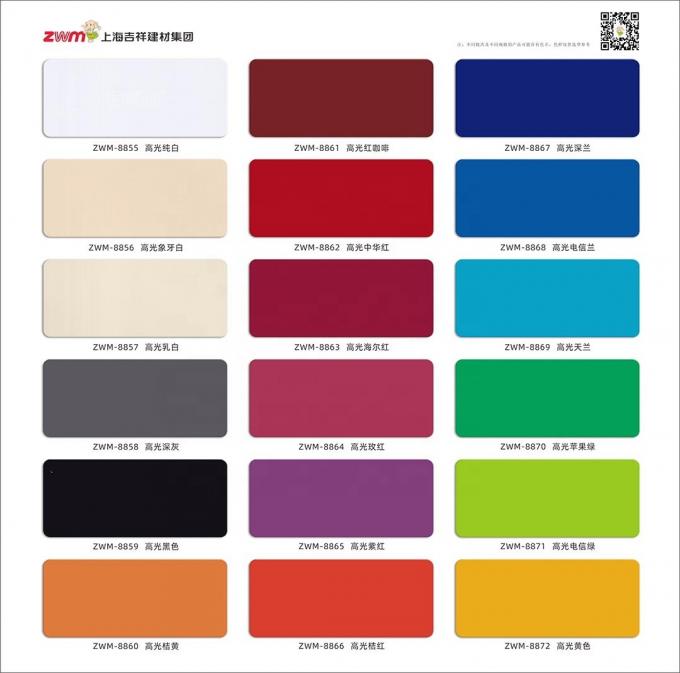 Легкая масса АПК глянцевая алюминиевая композитная панель для строительства и внутреннего применения 4