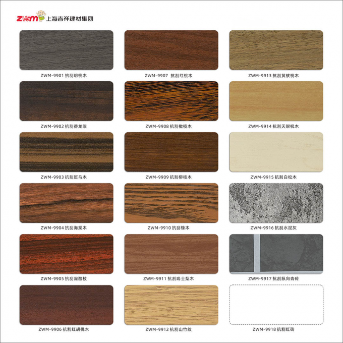 Легкая масса АПК глянцевая алюминиевая композитная панель для строительства и внутреннего применения 9