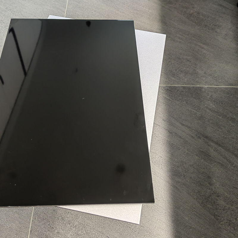 Панель 1250mm черного алюминия PE цвета составная для внутреннего художественного оформления