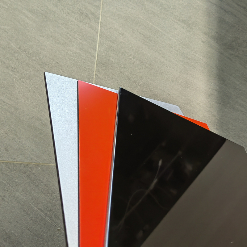 Alucobond PVDF алюминиевая композитная панель с неразрывным ядром и блестящей поверхностью
