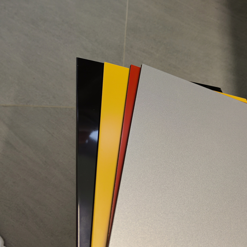 Alucobond PVDF алюминиевая композитная панель с неразрывным ядром и блестящей поверхностью