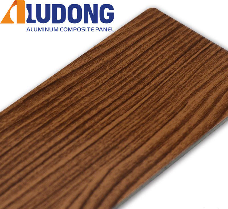 OEM Custom 1220*2440mm ACM Panel PE PVDF Coating, опция древесного зерна, для потолка и внутреннего декора Фабричная цена