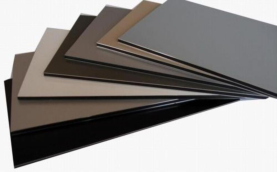 Рекламная фасция 1250 мм 1500 мм PVDF ACP Alucobond Drawing Aluminum Composite Panel For Curtain Wall Eaves Indoor Shelter